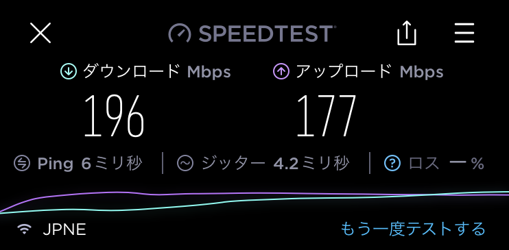 2階での速度TP-Link WiFi ルーターArcher AX73/A